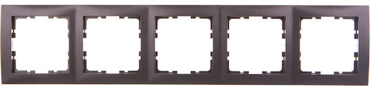 Hager Cadru Comutator în Culoare Gri 5310158996