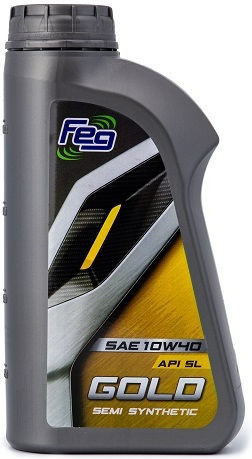 Feg Gold Ημισυνθετικό Λάδι Αυτοκινήτου 10W-40 1lt
