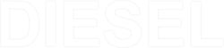 Auto Gs Car Stickers Diesel in White Color 1pcs