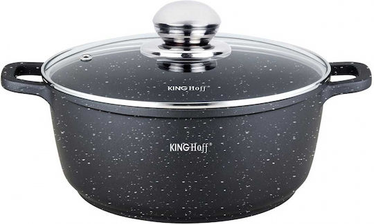 KING Hoff Βαθιά Κατσαρόλα από Αλουμίνιο 4.5lt / 24cm