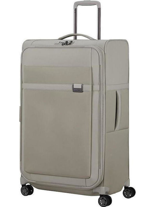 Samsonite Airea Μεγάλη Βαλίτσα Ταξιδίου Υφασμάτινη Μπεζ με 4 Ρόδες Ύψους 78εκ.