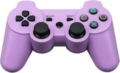 Doubleshock Ασύρματο Gamepad για PS3 Μωβ