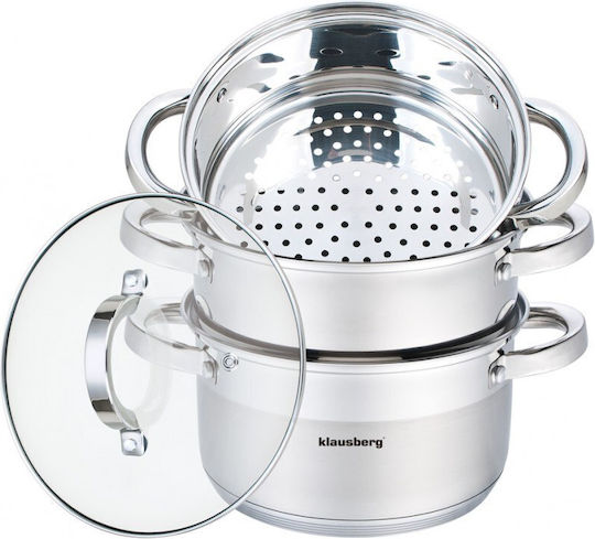 Klausberg Deep Stainless Steel Pot 2.5lt / 18cm