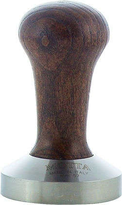 Motta Tamper with Flat Surface 57mm in Brown Color