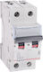 Legrand Αυτόματη Ασφάλεια 1A Διπολική AC 403520