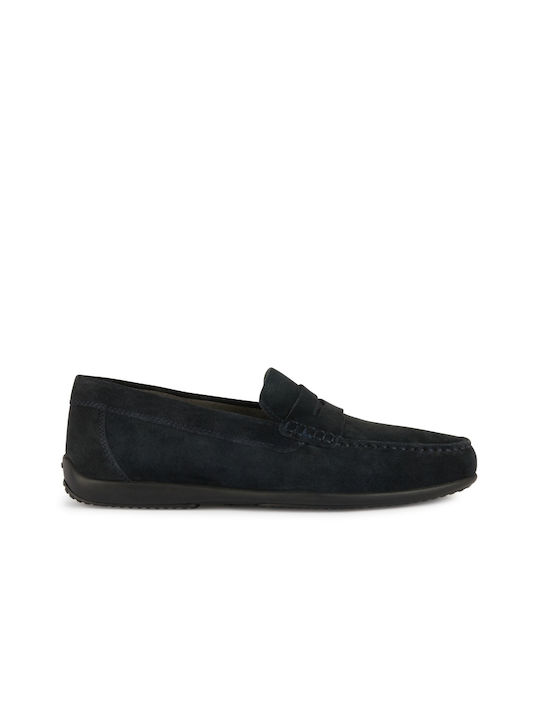 Geox Ascanio C Men's Suede Moccasins Blue