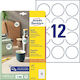 Avery Craft Labels 10pcs in White Color