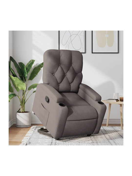 Фотьойл Relax С поставка за крака Taupe 74x86.5...