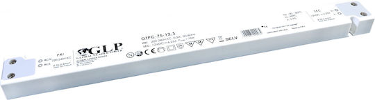 MPL Τροφοδοτικό LED IP20 Ισχύος 75W με Τάση Εξόδου 24V