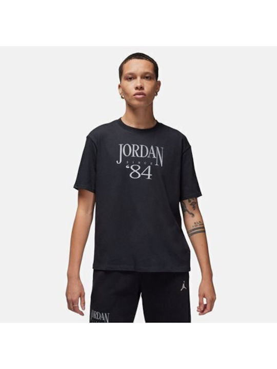 Jordan Γυναικείο Αθλητικό T-shirt Μαύρο