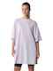 The North Face Dome Mini T-Shirt Kleid Lavender