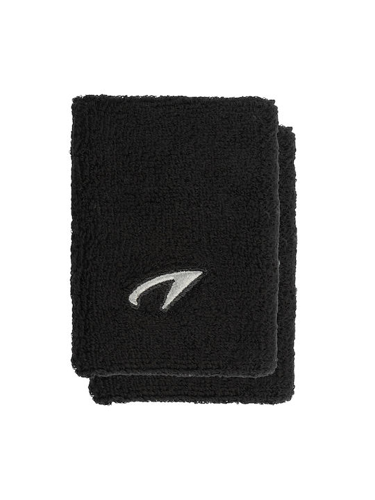 Avento Athletic Wristbands Black