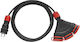 Plastrol Waterproof Extension Cable Cord 3 x 1.5mm²/10m Black