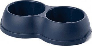 Barry King Plastic Bowl Food for Dog & Cat 2x 500ml in Blue Color