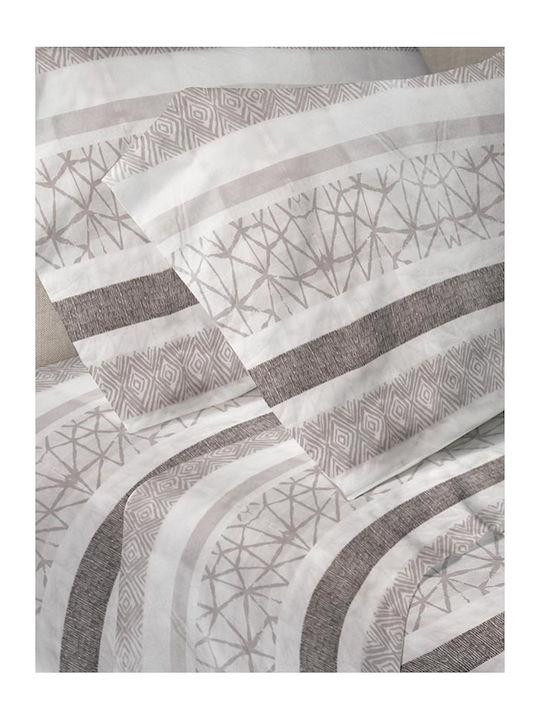 Sunshine Παπλωματοθήκη Μονή 170x250 Menta Grey
