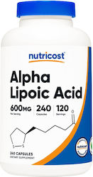 Nutricost Alpha Lipoic Acid Acid Alfa Lipoic 300mg 240 capace