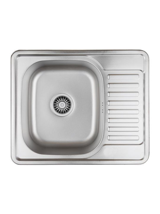 Steiner Drop-In Spüle aus Verbundgranulat B58xT48cm Gray