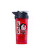 Shieldmixer Hero Pro Plastic Protein Shaker 700ml Red