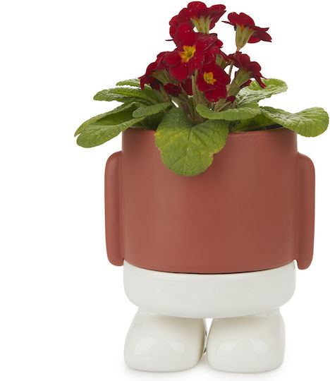 Balvi Plant Pot Ceramic Red