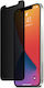 Φιμέ Privacy Full Face Tempered Glass Μαύρο (iPhone 17e / 16e / 14 / 13 / 13 Pro)