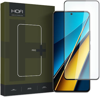 Hofi Glass Pro+ Vollflächig gehärtetes Glas Schwarz (Redmi Note 13 Pro 5G / Poco X6)