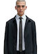 Hugo Boss Men's Tie Synthetic Monochrome in Black Color