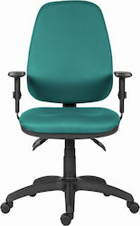 Office Chair with Arms Τurquoise Powerton