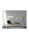 Mauro F Wall Mirror with Gold Metallic Frame 30x80cm 1pcs