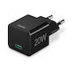 HAMA Încărcător Fără Cablu cu Port USB-C 20W Negruς (00201649)