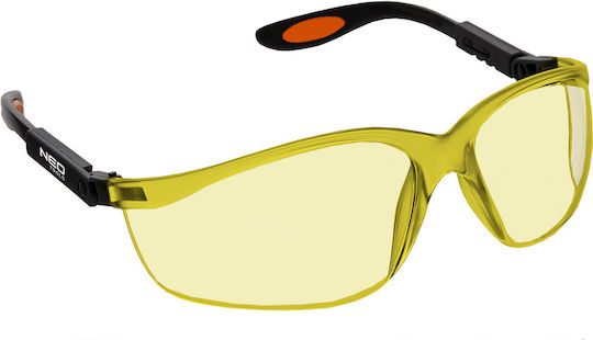 Neo Tools Safety Glasses for Protection with Yellow Lenses 1pcs