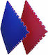 Olympus Sport Gym Equipment Flooring Double Sided Red/Blue 100x100x2cm 1 Piece