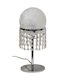 Alphab2b Electra Tischlampe mit Silber Schirm und Basis
