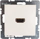 Hager Priză HDMI în culoarea Auriu 3315428982
