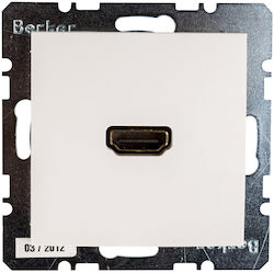 Hager Priză HDMI în culoarea Alb 3315428989