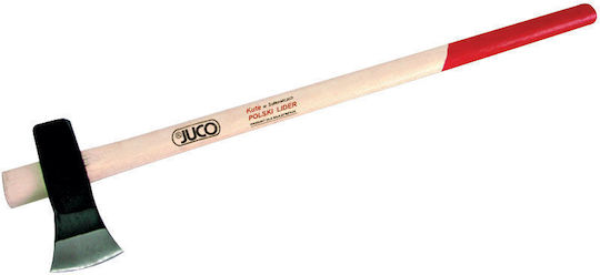 Juco 32925 Splitting Axe Length 90cm and Weight 2.5kg with Wooden Non-Slip Handle
