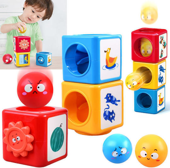 Hola Toys Jucărie Piramidă cu Sunete pentru 9++ Luni