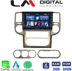 LM Digital Car-Audiosystem für Nissan X-Trail 2001 > 2006 (Bluetooth/USB/WiFi/GPS/Android-Auto)