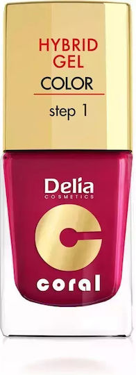Delia Cosmetics Glossy Βερνίκι Νυχιών Μακράς Διαρκείας No. 06 Cherry 11ml