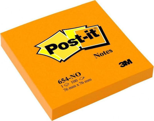 Post-it Χαρτάκια Σημειώσεων σε Κύβο Πορτοκαλί