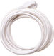 Elektro Plast Netzkabel mit Durchmesser 3x1.5mm² in Weiß Farbe 1m 1Stück