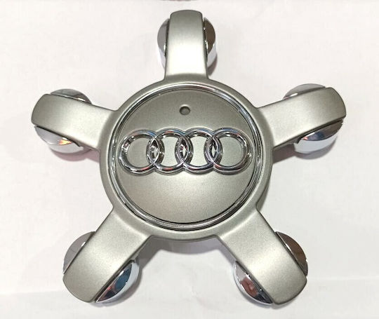Zero-Wheel Τάπα Κέντρου Ζάντας Audi με Εσωτερική Διάμετρο 135mm Μαύρο 1τμχ