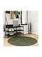 vidaXL Anti-slip Rug Round Cypress