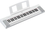 Yamaha Piaggero Electric Etapa Piano Set and Difuzoare încorporate Alb