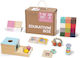Eli Neli Montessori Εκπαιδευτικό Κουτί Montessori Educational Game Knowledge made of Wood for 1-3 Years Old