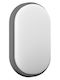 Orno Επιτοίχια Εξωτερική Πλαφονιέρα LED IP54 15W με Φυσικό Λευκό Φως 21.22x11.92x4.45εκ.