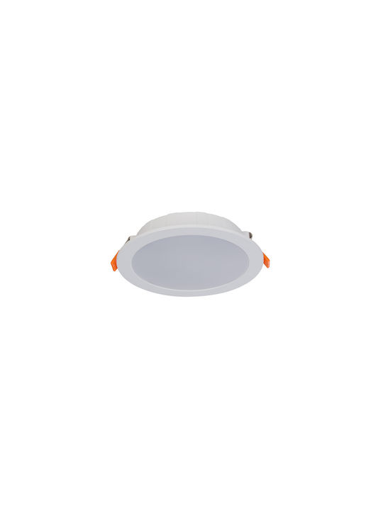 Nowodvorski Recessed Spot with Integrated LED and Warm White Light White 1pcs