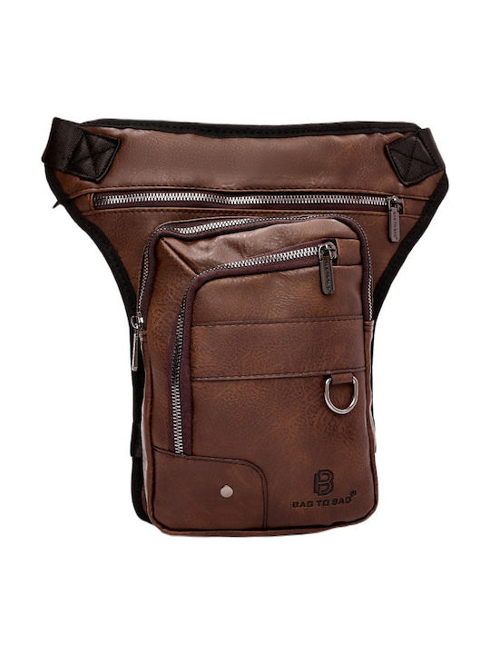 Herren Schulter / Crossbody Tasche Braun