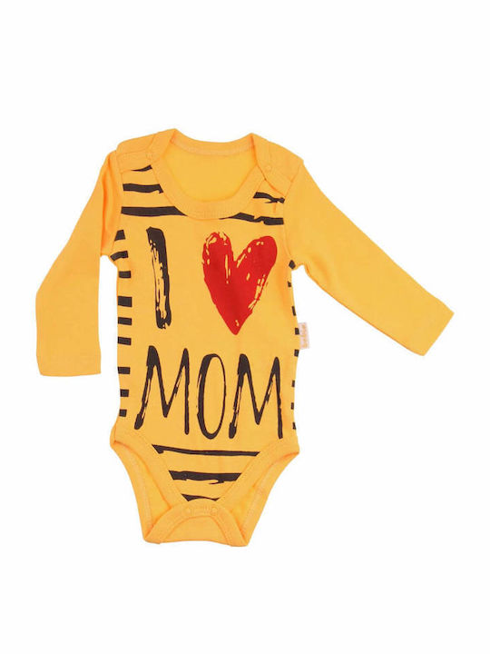 Lullaby Baby Bodysuit Set with Pants Yellow