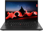 Lenovo ThinkPad L14 Gen 4 (Intel) 14" IPS FHD (Kern i5-1335U/8GB/512GB SSD/W11 Pro) Thunder Black (US Tastatur)