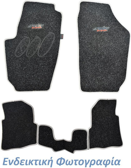 Racing Boy Set of Front and Rear Mats 4pcs for Nissan Primera 1992-1999 Gray